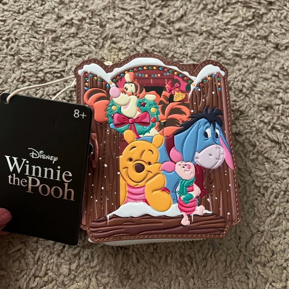 Disney Loungefly Winnie The Pooh Christmas Wallet